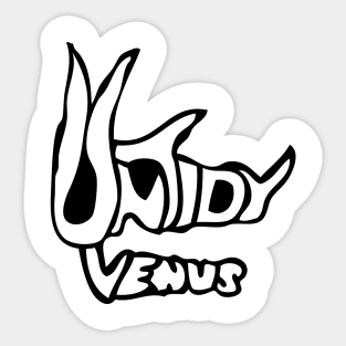 UntidyVenus Skull logo Sticker
